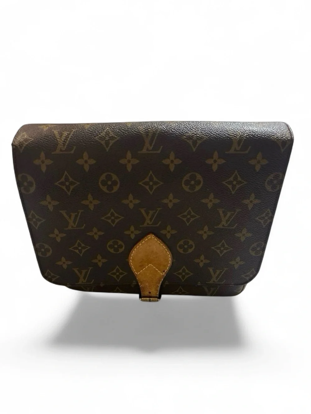 Louis Vuitton LV Monogram Cartouchiere GM Bag Canvas Leather Crossbody Purse - Picture 6 of 14